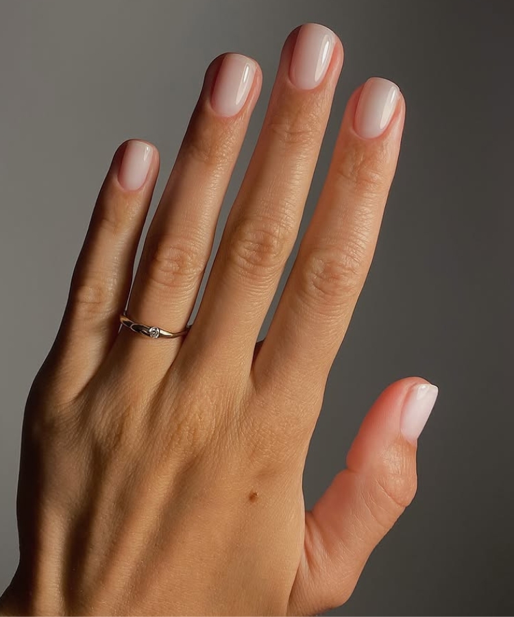 Milky Pink Nails