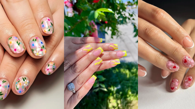 41 beautiful floral nail designs for every season