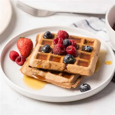 perfect vegan waffles