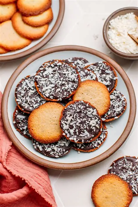 vegan chocolate coconut cookie thins